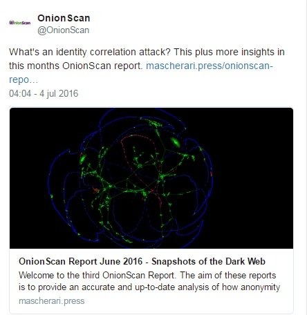 the dark web onion